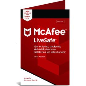 Mcafee Ue Livesafe 1 Yıl Antivirüs Programı