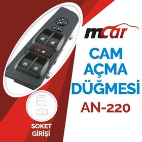 Mcar Ayna Ayarlı Dörtlü Fiat Linea Cam Açma Kapama Düğmesi