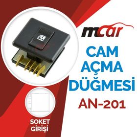 Mcar Doğan L Uno Tekli-Cam Açma Kapama Düğmesi