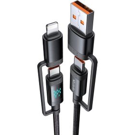 Mcdodo CA-1990 4'ü 1 Arada 1.2 mt 60 W Dijital Ekran PD Kablosu