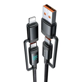 Mcdodo CA-1990 4'ü 1 Arada 1.2 mt 60 W Dijital Ekran PD Kablosu