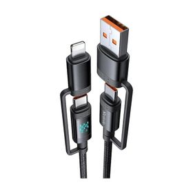 Mcdodo CA-1990 4'ü 1 Arada 1.2 mt 60 W Dijital Ekran PD Kablosu