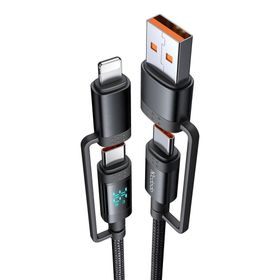 Mcdodo CA-1990 4'ü 1 Arada 1.2 mt 60 W Dijital Ekran PD Kablosu