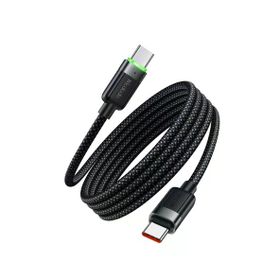 Mcdodo CA-2000 Siyah 1.2 mt Type-C to Type-C 60W Manyetik Sarılabilir Şarj ve Data kablosu