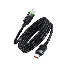 Mcdodo CA-2010 36W 1.2 mt Siyah USB-C to Lightning Manyetik Sarılabilir Kablo