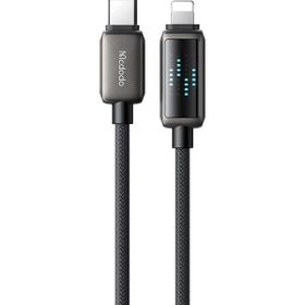 Mcdodo CA-2630 36W 1.2 mt Siyah USB-C to Lightning Şarj Hız Göstergeli Şarj ve Data Kablosu