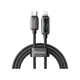 Mcdodo CA-2630 36W 1.2 mt Siyah USB-C to Lightning Şarj Hız Göstergeli Şarj ve Data Kablosu