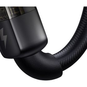 Mcdodo CA-2840 1.2 mt 100W Siyah Type-C to Type-C LED Işıklı Power Off Hızlı Data Şarj Kablosu