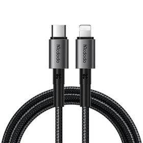 Mcdodo CA-2850 36 W PD Type-C to Lightning 1.2 m Siyah Hızlı Şarj ve Data Kablosu