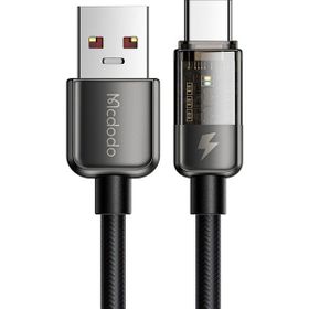 Mcdodo CA-3150 Type-C 100 W LED Işıklı Power Off 1.2 m Siyah Süper Hızlı Data Şarj Kablosu