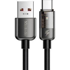 Mcdodo CA-3150 Type-C 100 W LED Işıklı Power Off 1.2 m Siyah Süper Hızlı Data Şarj Kablosu