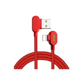 Mcdodo CA-4672 90 Derece Çift Yönlü Ledli Lightning Şarj Kablosu