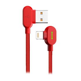 Mcdodo CA-4672 90 Derece Çift Yönlü Ledli Lightning Şarj Kablosu