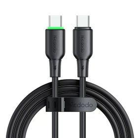 Mcdodo CA-4771 Siyah 1.2 mt 65W Type-C to Type-C Şarj ve Data Kablosu