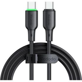 Mcdodo CA-4771 Siyah 1.2 mt 65W Type-C to Type-C Şarj ve Data Kablosu