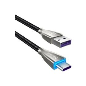 Mcdodo CA-5420 Siyah 1 m 5A Type C Ledli Örgü Kablo Supercharge