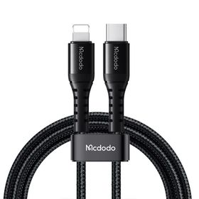 Mcdodo CA-5631 36 W 3 A USB-C to Lightning 1 m Siyah Şarj ve Data Kablosu
