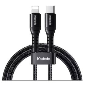 Mcdodo CA-5631 36 W 3 A USB-C to Lightning 1 m Siyah Şarj ve Data Kablosu