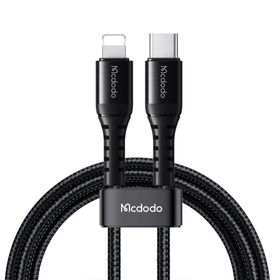 Mcdodo CA-5631 36 W 3 A USB-C to Lightning 1 m Siyah Şarj ve Data Kablosu