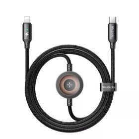 Mcdodo CA-5680 Siyah 36W 1 Lightning ve 1 Watch Kablosuz Şarj Kablosu