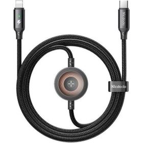 Mcdodo CA-5680 Siyah 36W 1 Lightning ve 1 Watch Kablosuz Şarj Kablosu