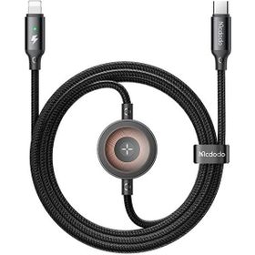 Mcdodo CA-5680 Siyah 36W 1 Lightning ve 1 Watch Kablosuz Şarj Kablosu