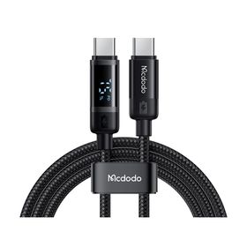 Mcdodo CA-5780 1.2 mt 60 W Type-C to Type-C Dijital Göstergeli Kablo
