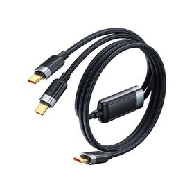 Mcdodo CA-6780 1.5 mt Siyah 100W 2'si 1 Arada Type-C to Type-C Kablo