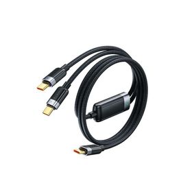 Mcdodo CA-6780 1.5 mt Siyah 100W 2'si 1 Arada Type-C to Type-C Kablo