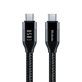 Mcdodo CA-7132 Type-C to Type-C USB 3 100 W 1.2 m Siyah Data Aktarım ve Şarj Kablosu