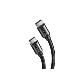 Mcdodo CA-7141 Siyah 60W 3A 1 mt Type-C To Type-C Data Şarj Kablosu