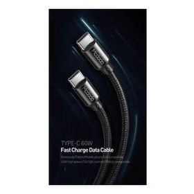 Mcdodo CA-7141 Siyah 60W 3A 1 mt Type-C To Type-C Data Şarj Kablosu