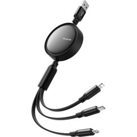 Mcdodo CA-7256 1.2 mt 3'ü 1 Arada USB-A Lightning Micro Type-C Şarj ve Veri Kablosu
