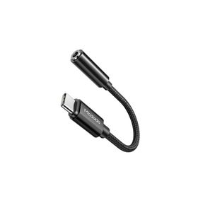 Mcdodo CA-7560 Siyah Type-C to Aux Jak 3.5 mm Dönüştürücü