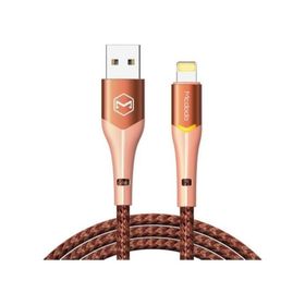Mcdodo CA-7842 Led Işıklı Lightning iPhone Uyumlu 2A 1.2 mt Turuncu Hızlı Data Şarj Kablosu