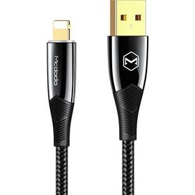 Mcdodo CA-8060 3A 1.2 Metre Siyah Auto Power Off iPhone Lightning Şarj Kablosu