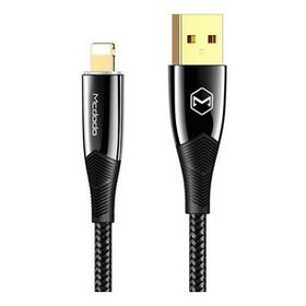 Mcdodo CA-8060 3A 1.2 Metre Siyah Auto Power Off iPhone Lightning Şarj Kablosu