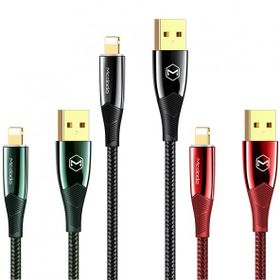 Mcdodo CA-8060 3A 1.2 Metre Siyah Auto Power Off iPhone Lightning Şarj Kablosu