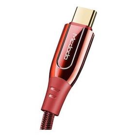 Mcdodo CA-8121 100W Type-C To Type-C Pd 5A 1.2 mt Kırmızı Hızlı Data Şarj Kablosu