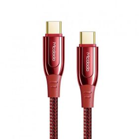 Mcdodo CA-8121 100W Type-C To Type-C Pd 5A 1.2 mt Kırmızı Hızlı Data Şarj Kablosu