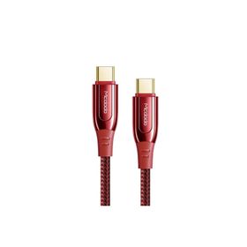Mcdodo CA-8121 100W Type-C To Type-C Pd 5A 1.2 mt Kırmızı Hızlı Data Şarj Kablosu