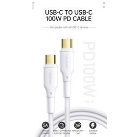 Mcdodo CA-8350 100W 5A 1.2 mt Type-C to Type-C Süper Hızlı Data Şarj Kablosu