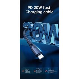 Mcdodo CA-8462 20W Type C to 1.2 Metre Mavi Lightning PD Hızlı Şarj Kablosu