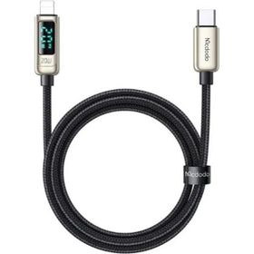 Mcdodo CA-8811 Gümüş 20W 1.2 mt Digital Göstergeli Type-C To Lightning Şarj ve PD Data Kablosu
