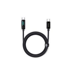 Mcdodo CA-8820 Typr-c To Type-c 100W PD 1.2 m Siyah 5A PD Dijital Ekranlı Data Şarj Kablosu