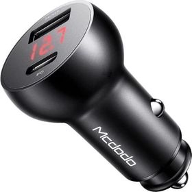Mcdodo Cc-6810 30w 1xtype-c 1xusb Girişli Pd3.0 Siyah Hızlı Araç Çakmak Şarj Cihazı