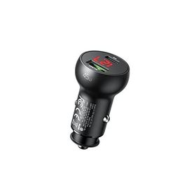Mcdodo CC-7030 45W Siyah Type-C Usb Girişli Dijital Göstergeli Araç Çakmak Şarjı