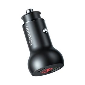 Mcdodo CC-7030 45W Siyah Type-C Usb Girişli Dijital Göstergeli Araç Çakmak Şarjı
