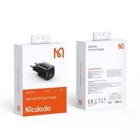 Mcdodo CH-0051 25W Siyah Mini PD Hızlı Şarj Adaptörü
