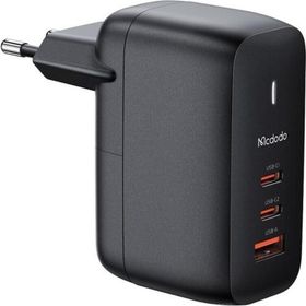 Mcdodo Ch-0291 Gan 65w 2xtype-c 1xusb 3 Girişli Siyah Hızlı Şarj Adaptörü